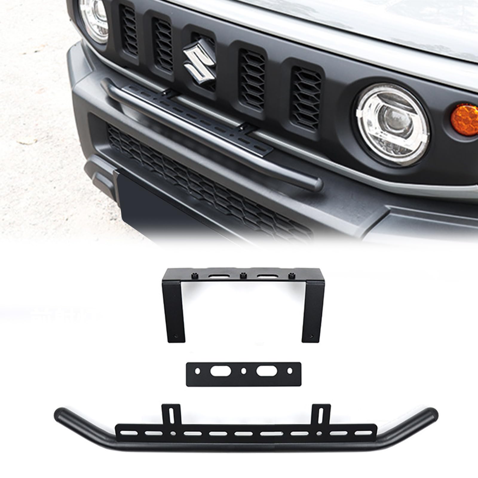 Amazon | 新型スズキジムニー フロントバンパーガード JB64 ジムニー