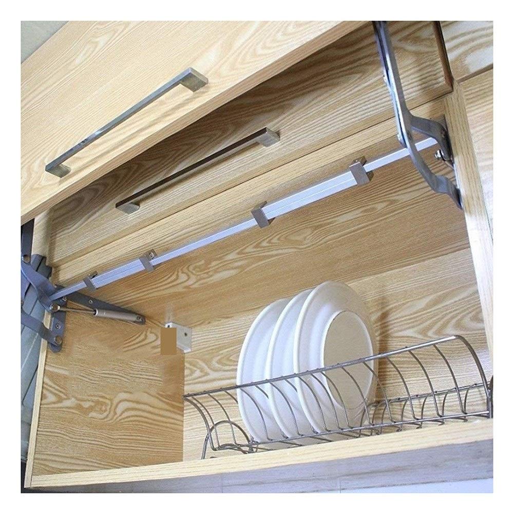 Puntone di sollevamento oscillante verticale for porta 'armadio da 60-90 cm, cerniera idraulica 2x250N