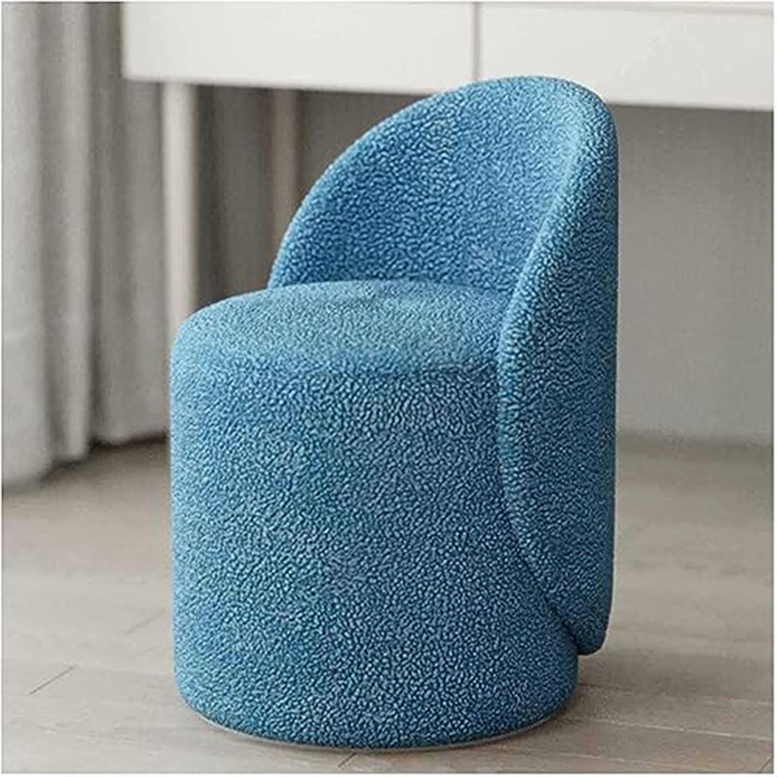 Silla giratoria de acento y taburete de 360 grados para vestidor y dormitorio