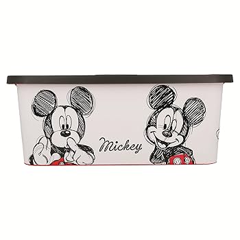 Stor Super Mario Storage Box Container With Click Lock Lid