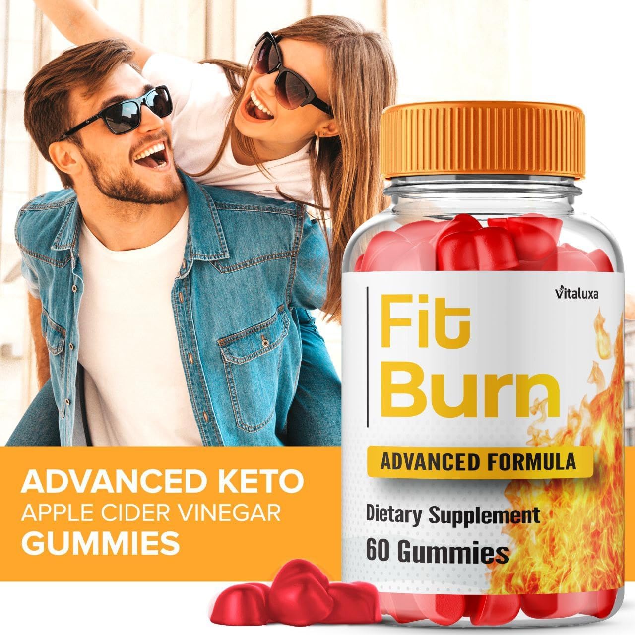 (3 Pack) Fit Burn Gummies, FitBurn Gummy Supplement for Men Women Premium Blend Loss Support Wait Natural Ingredients, Burn Fit Gomitas Advanced Energy Fitness Formula Max Strength Reviews (180 Ct)