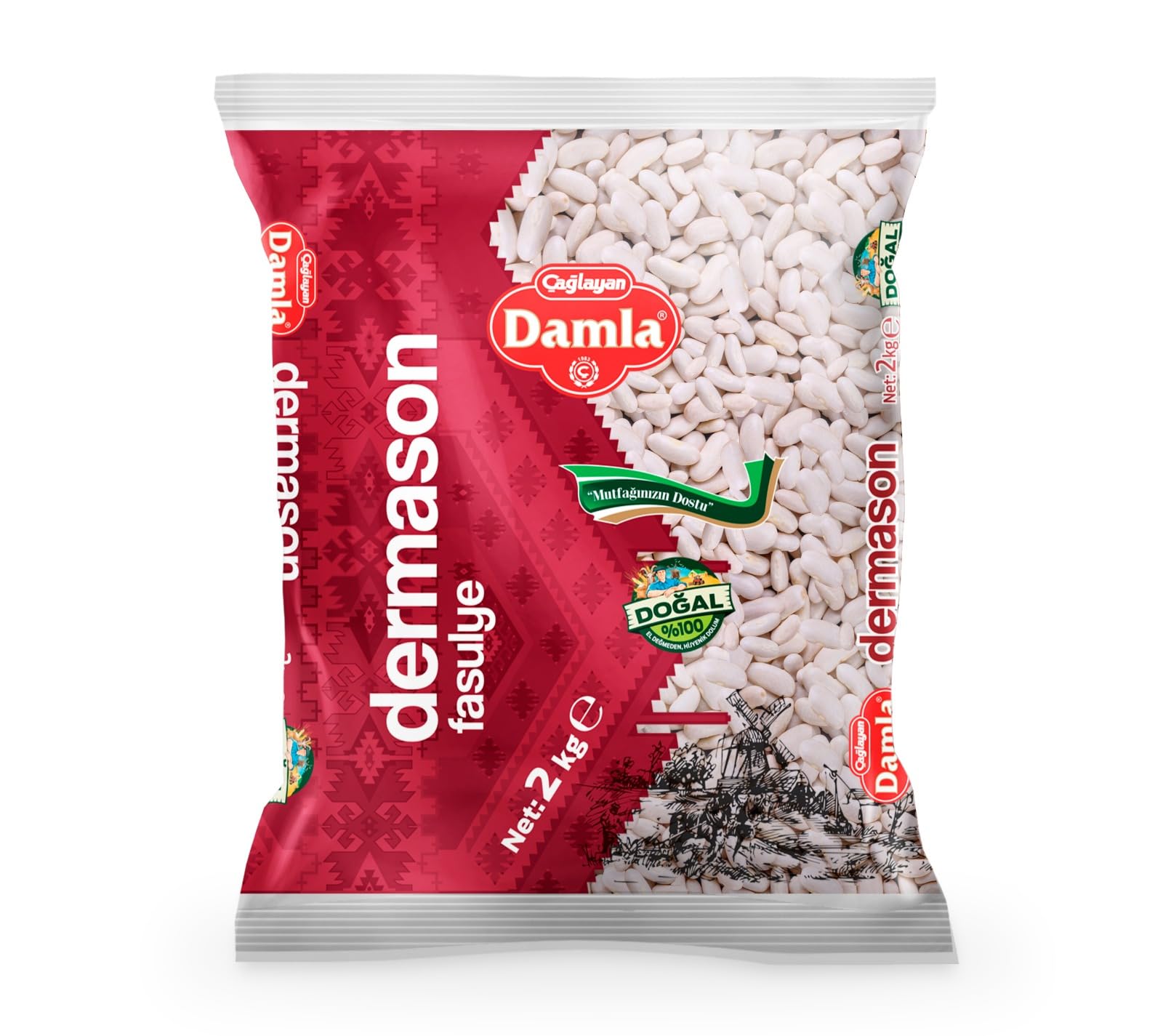 Damla Dermason Fasulye 2 kg