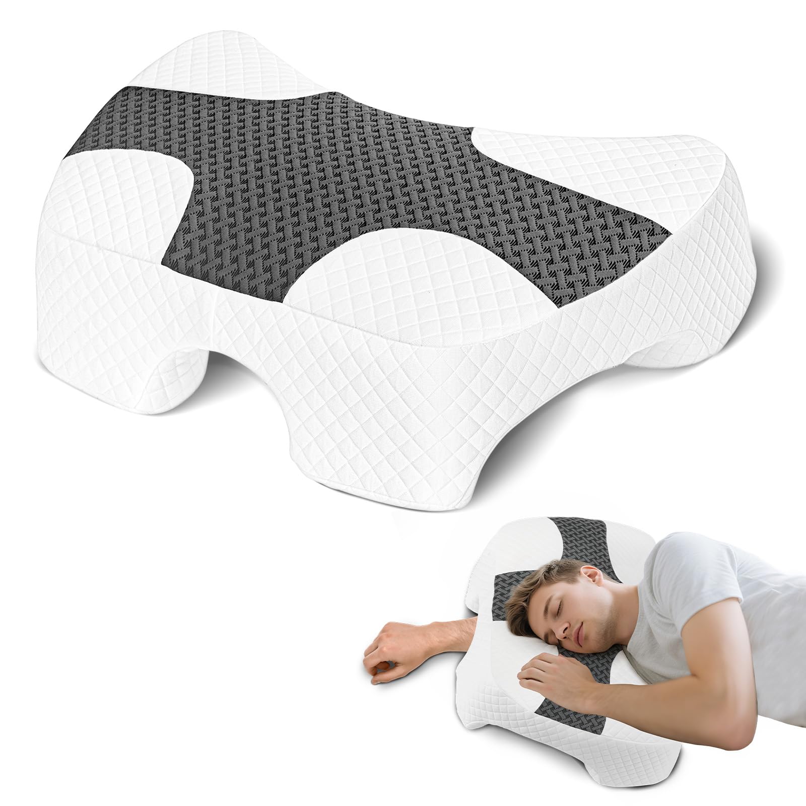 Eliteguard 7.1in Height Side Sleeper Pillow