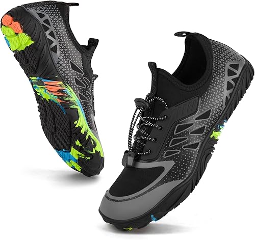 MaxMuxun Zapatos acuáticos para hombre de secado rápido para natación buceo surf senderismo yoga entrenamiento cruzado