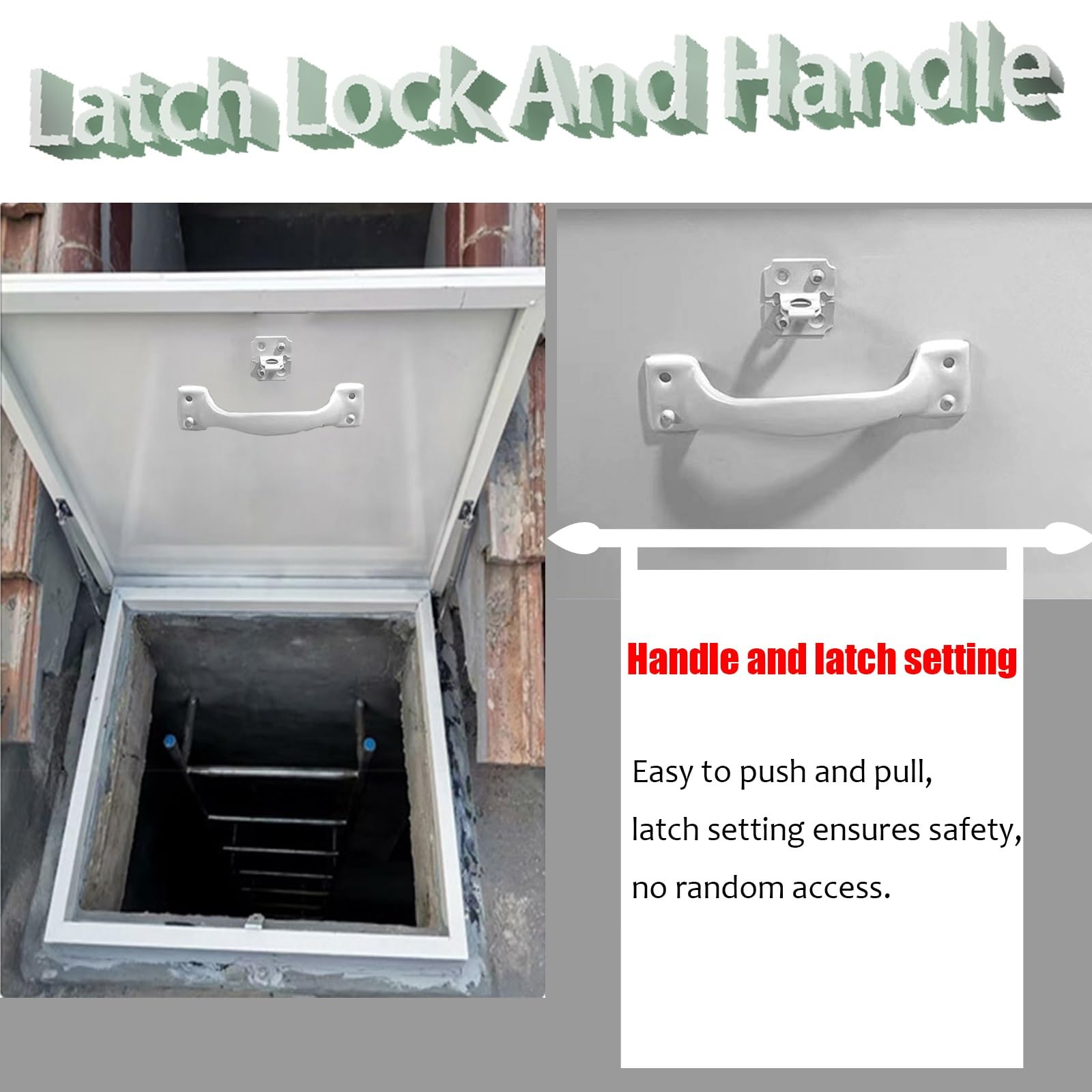 Cubierta de acceso personalizable para escotilla de aluminio grande con placa de acero galvanizado para uso industrial, 130 x 100 cm, solución duradera y segura de acceso al techo