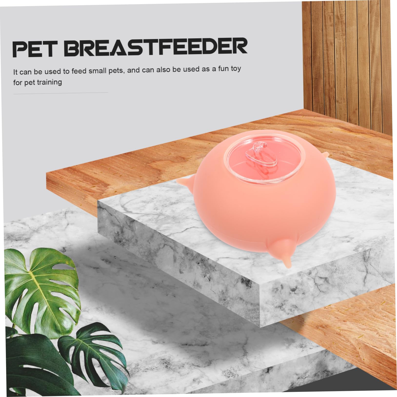 BESPORTBLE Biberon in Silicone Leggero ed Elastico per Piccoli Animali, Strumento per Alimentazione Cuccioli per Addestramento Animali Domestici Rosa