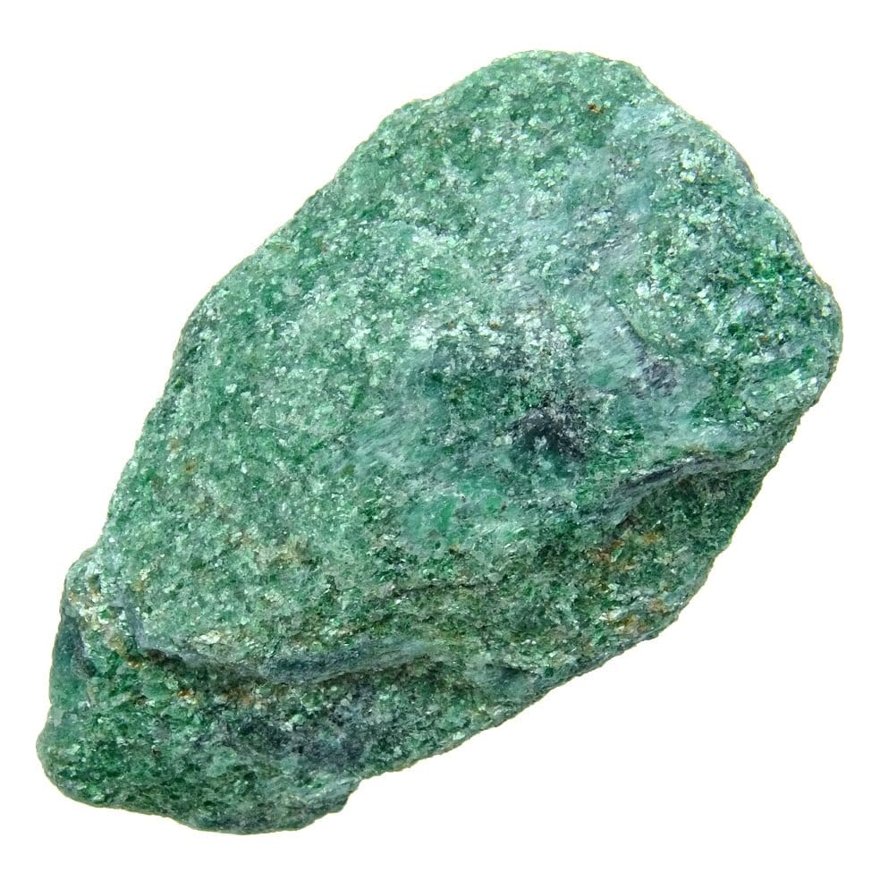 Piedra mineral natural en bruto para cristaloterapia y meditación con cristales (FUCHSITE FUXITE 4-5 CM)