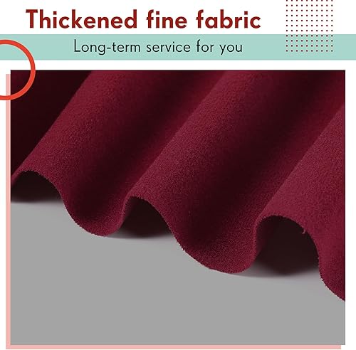 Miniatura 4 de Mixweer Paño de billar de 8.53 pies, fieltro para mesa de billar con 6 tiras de tela, mantel profesional para mesa de billar de 8 pies, mesa de