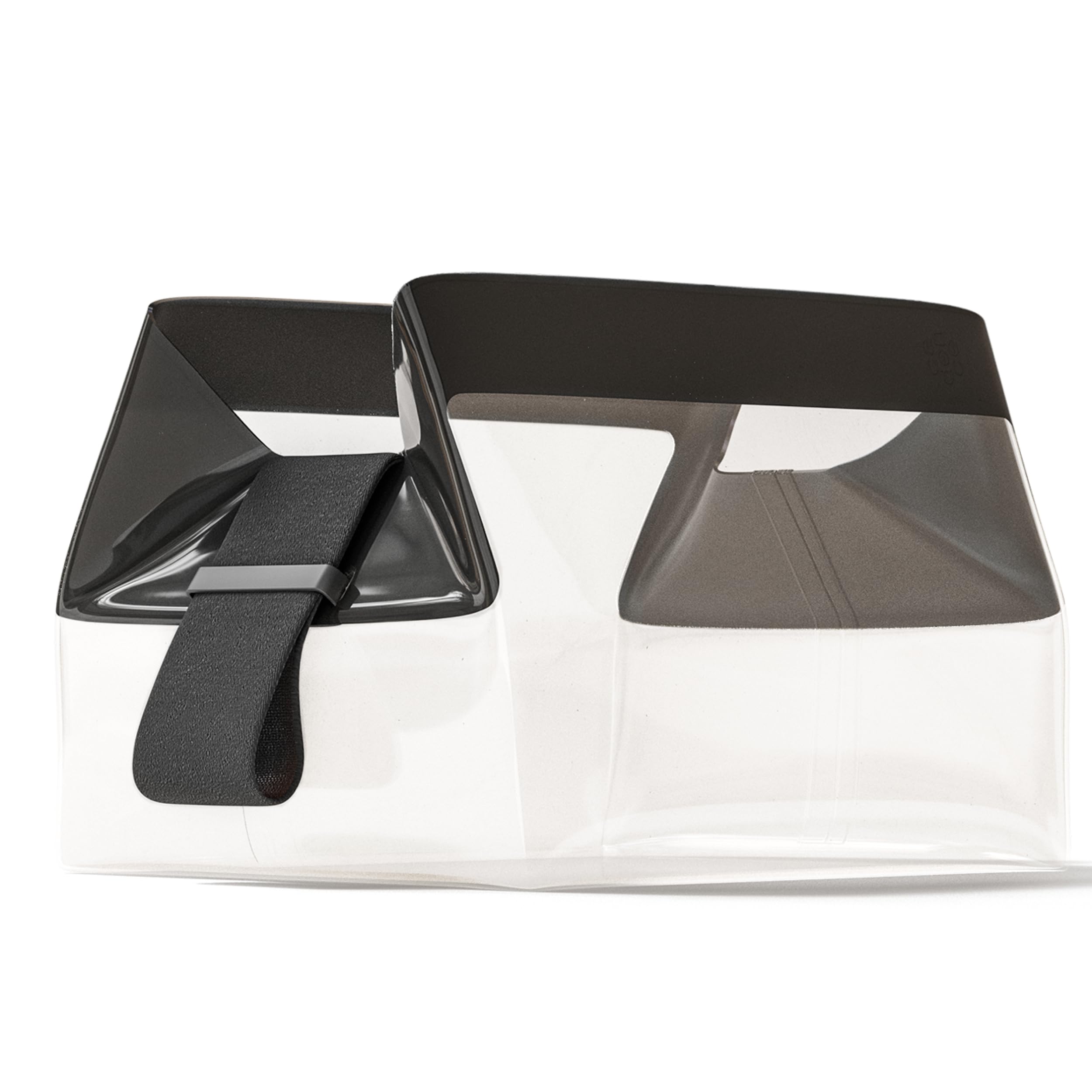 Cadence Parcel - Clear Kit with Magnetic Closure - Durable and Leak-Resistant Travel Toiletry Kit - TSA-Compliant & Modular Design - Hygiene Bag for