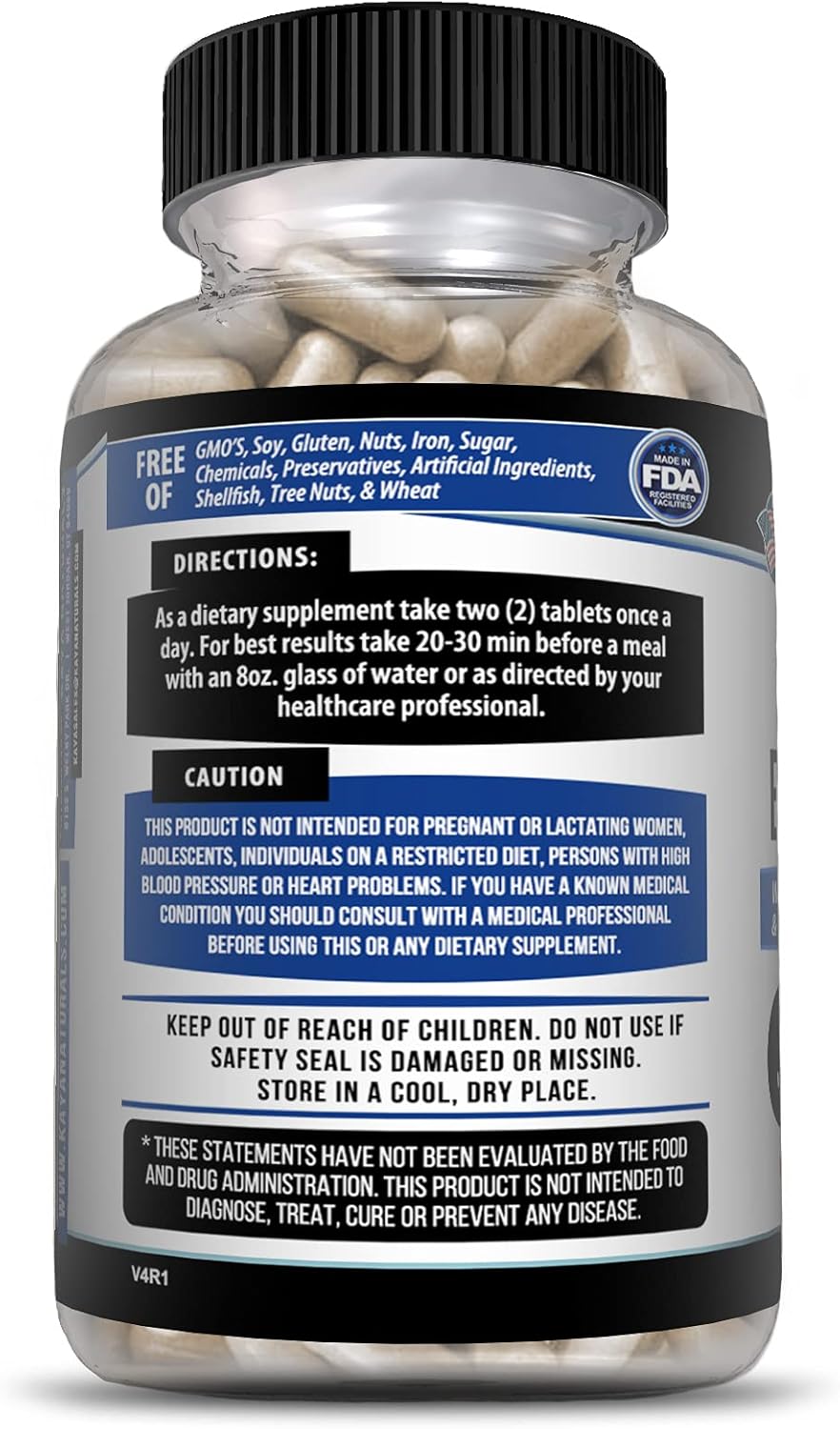 Kaya Naturals Male Enhancement Pill, Boost Testosterone, Endurance Increased Libido Drive & Stamina Vitamin Supplement : Health & Household