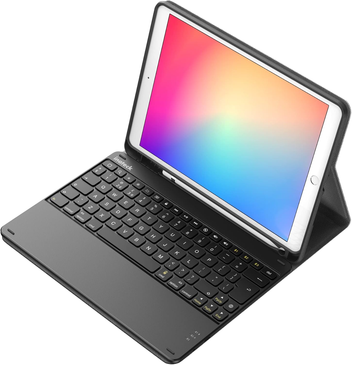 Inateck Keyboard Case Compatible with iPad 2021(9th Gen)/iPad 2020(8th