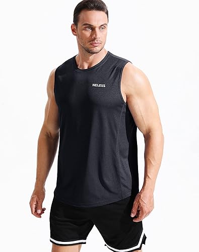 Miniatura 2 de NELEUS Camiseta sin mangas Dry Fit para hombre