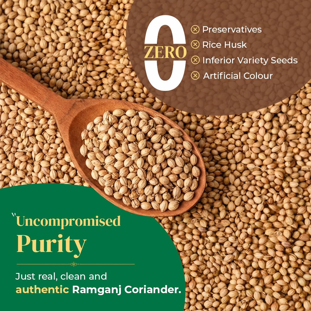 Khetika Whole Coriander 200 gm, Dhaniya whole, Coriander Seeds 100% Pure, Mineral Rich, Preservatives Free, Naturale 2