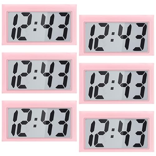 Frienda 6 Pieces Mini Digital Clock Small Digital Clock Stick