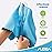 AIDEA Microfiber Glass Cleaning Cloths, 8PK, 16x16 Premium Microfiber Glass and Window Cleaner, Lint Free Quickly Clean Windows, Glasses, Windshields, Mirrors, Stainless Steel