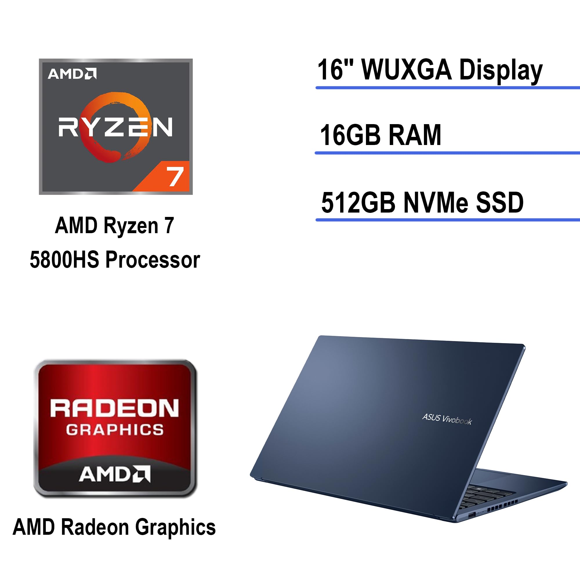 Amazon.com: ASUS Vivobook 16 Laptop, 16