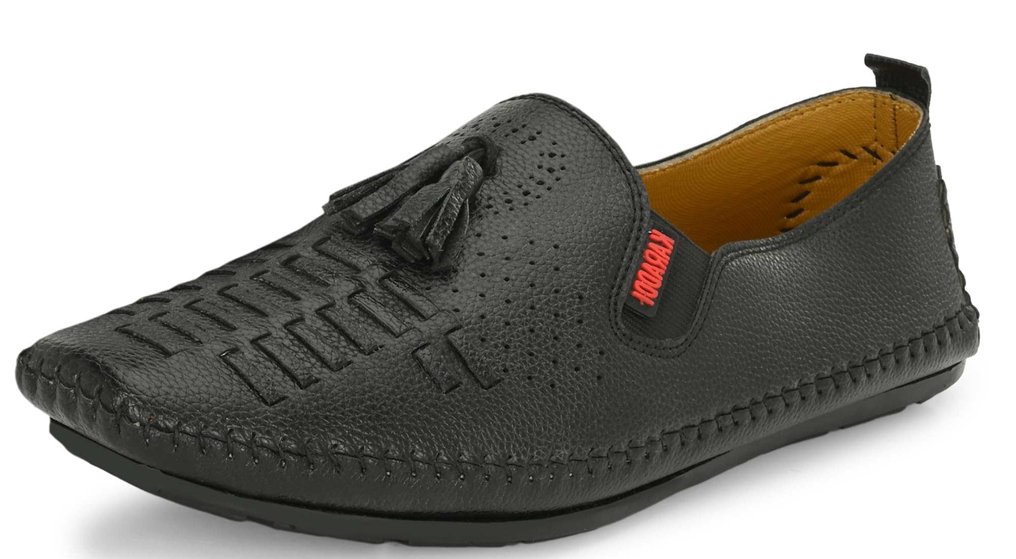 Karaddi Hand Stitched Mens Loafer 6068 Back Open Shoes for Men Casual Loafer Half Shoes for Men Suj Boy Punjabi Jutti Nagra Slip On Shoes for Men Black 8 UK/Ind (B0BFWGWK5C) Amazon Price History, Amazon Price Tracker