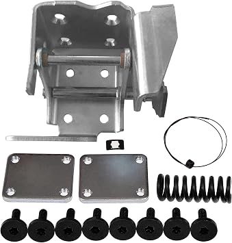 Front Upper Door Hinge Assembly Left Driver Side 15981547 Fits for Chevy S10 Pickup 1994-2004, Fits for GMC Envoy Jimmy Sonoma 1994-2004, Fits for Oldsmobile Bravada 1996-2001