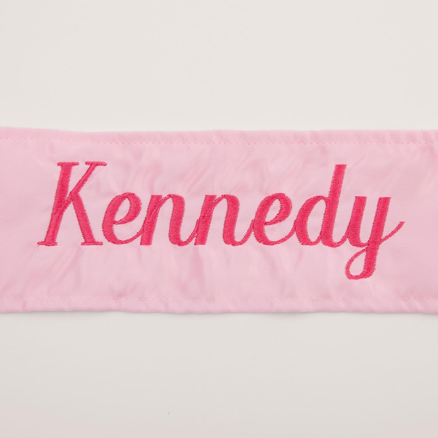 Personalization Universe Custom Embroidered Pink Bow Easter Gift Basket – Personalized Easter Basket for Kids – Decorative Storage & Holiday Gift