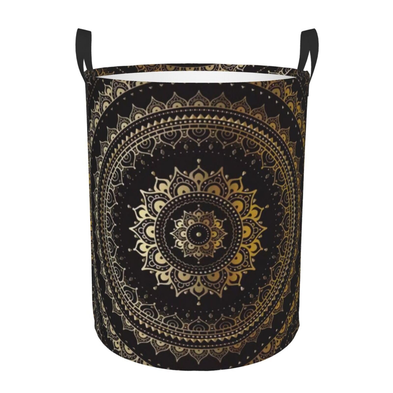 M Circular Hamper Circle Print for Dirty Clothes