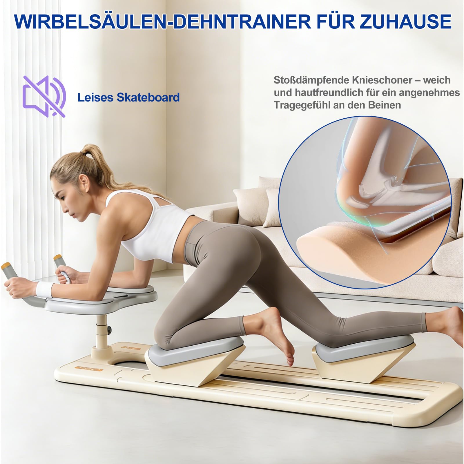 Wirbelsäulentrainer, Spine Twist & Stretch Trainer, Mit Digitaler Timer Heimfitnessgerät Schmerzlinderung im Unteren Rückenbereich und Rumpftrainingsgerät