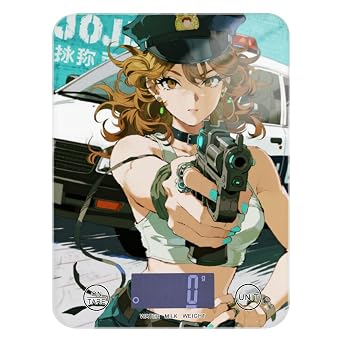 Sexy Policewoman Waterproof Diet Scales Digital Weight for Food 11lb/0.18oz, 5kg/5g Digital Scale Grams and oz with 4 Unit for Keto Cooking Dieting bascula para pesar Personas