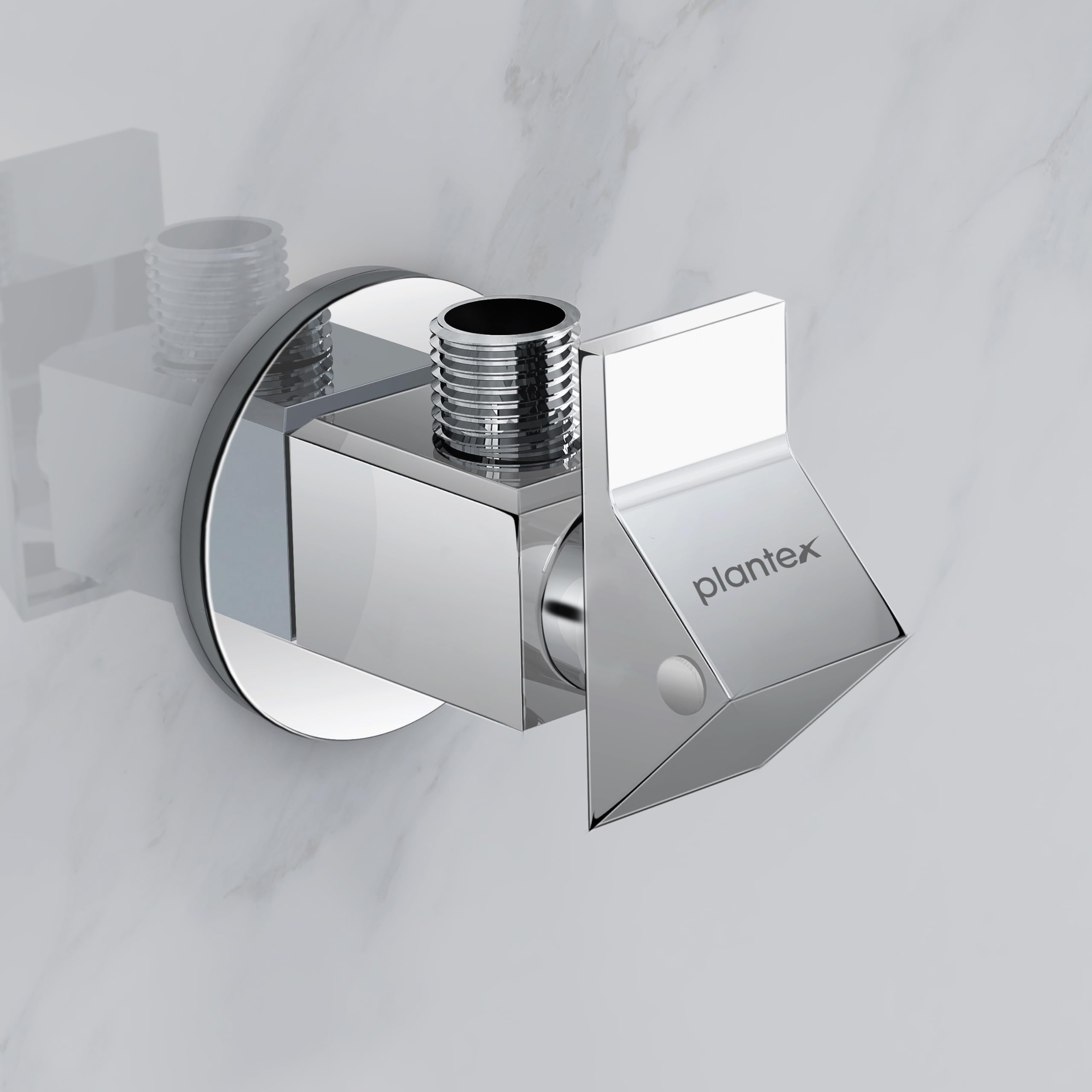 Plantex Pure Brass PRI-305 Angle valve with Teflon tape and Brass Wall Flange for Bathroom/Wash Basin/Washing Machine- [Mirror Chrome] (B08B3H7261) Amazon Price History, Amazon Price Tracker