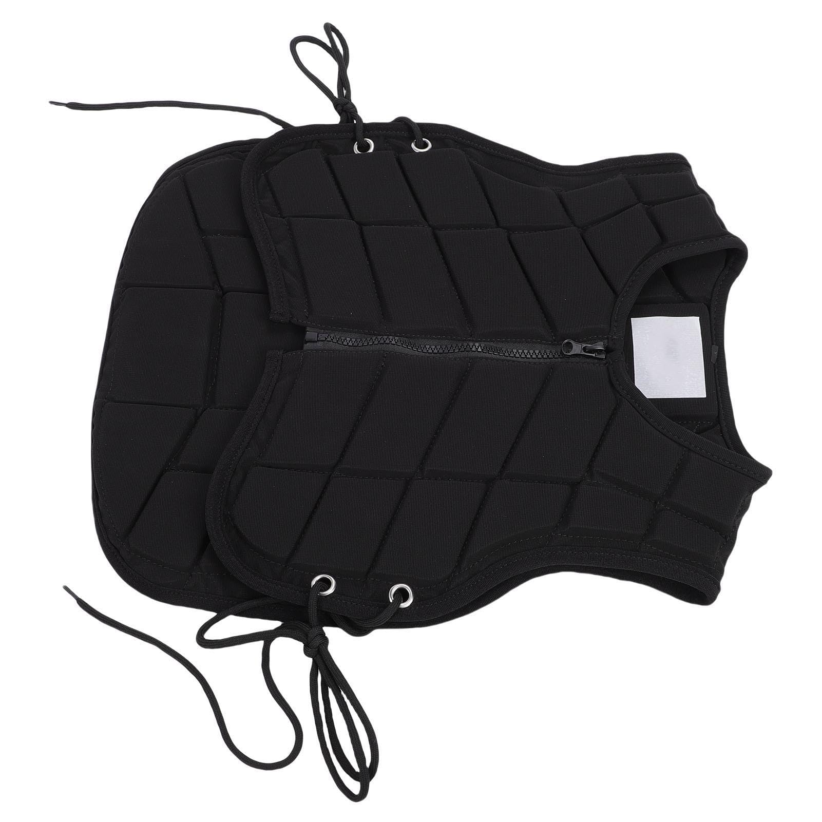 Brrnoo Gilet da Equitazione per Bambini con Cerniera Frontale, Protettivo,