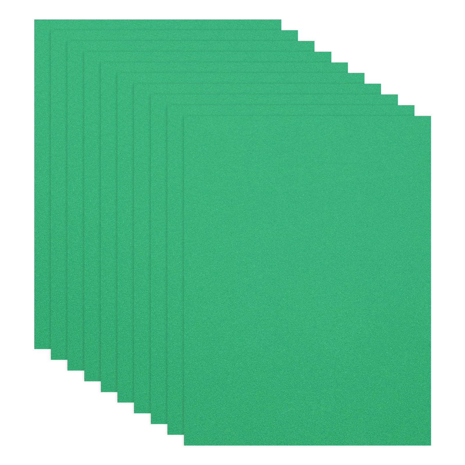 PATIKIL 10 Pcs Green EVA Foam Sheets