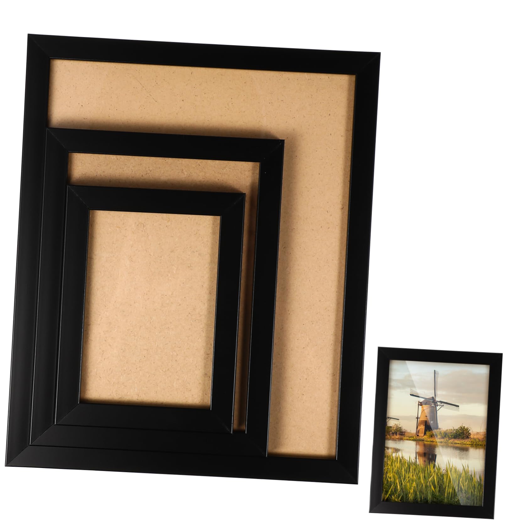 Cadre photo mural pour créer une galerie de souvenirs chaleureuse dans votre salon