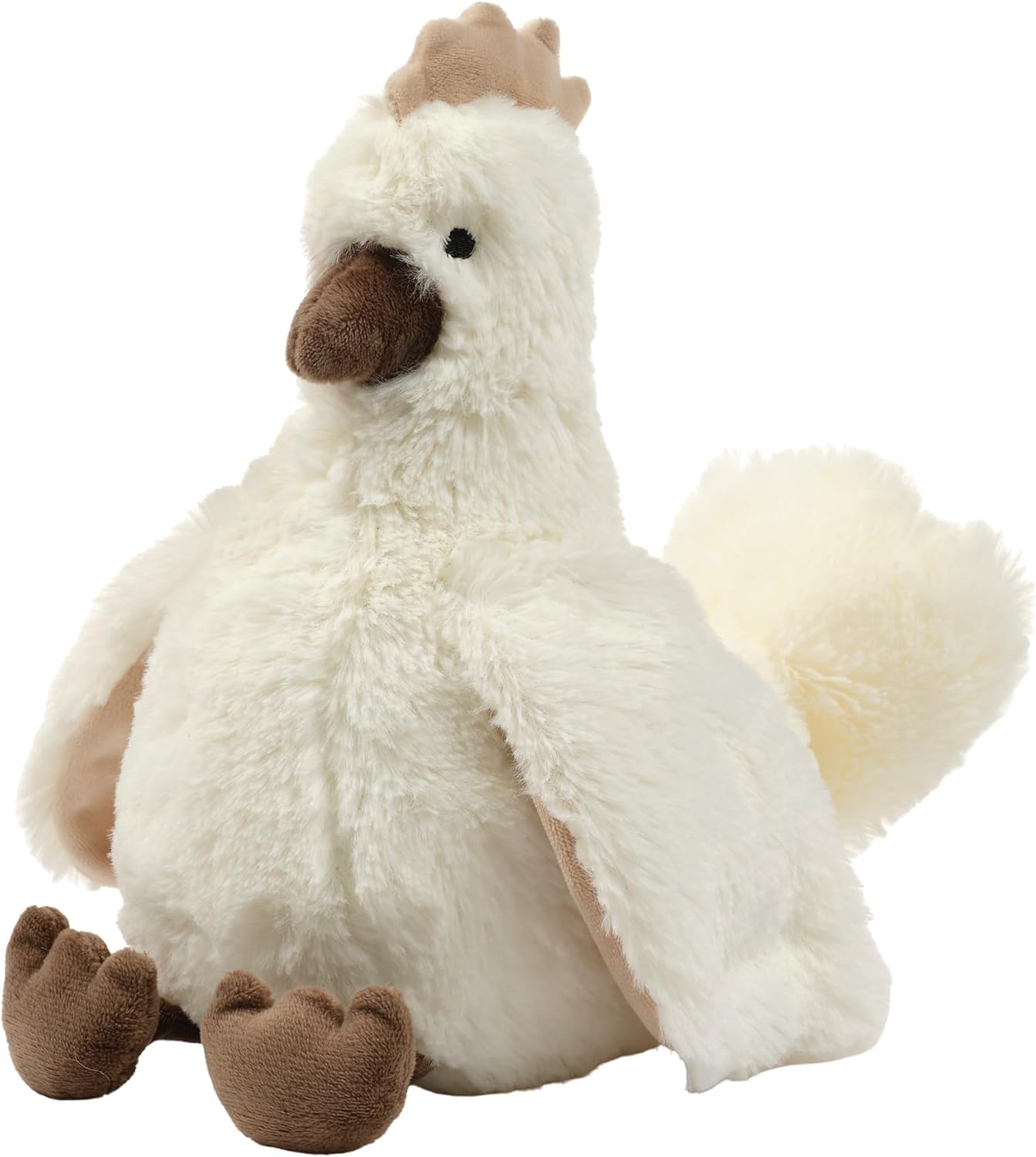 Bedtime Originals Farmyard Friends Plush Chicken Stuffed Animal Toy - Peep
