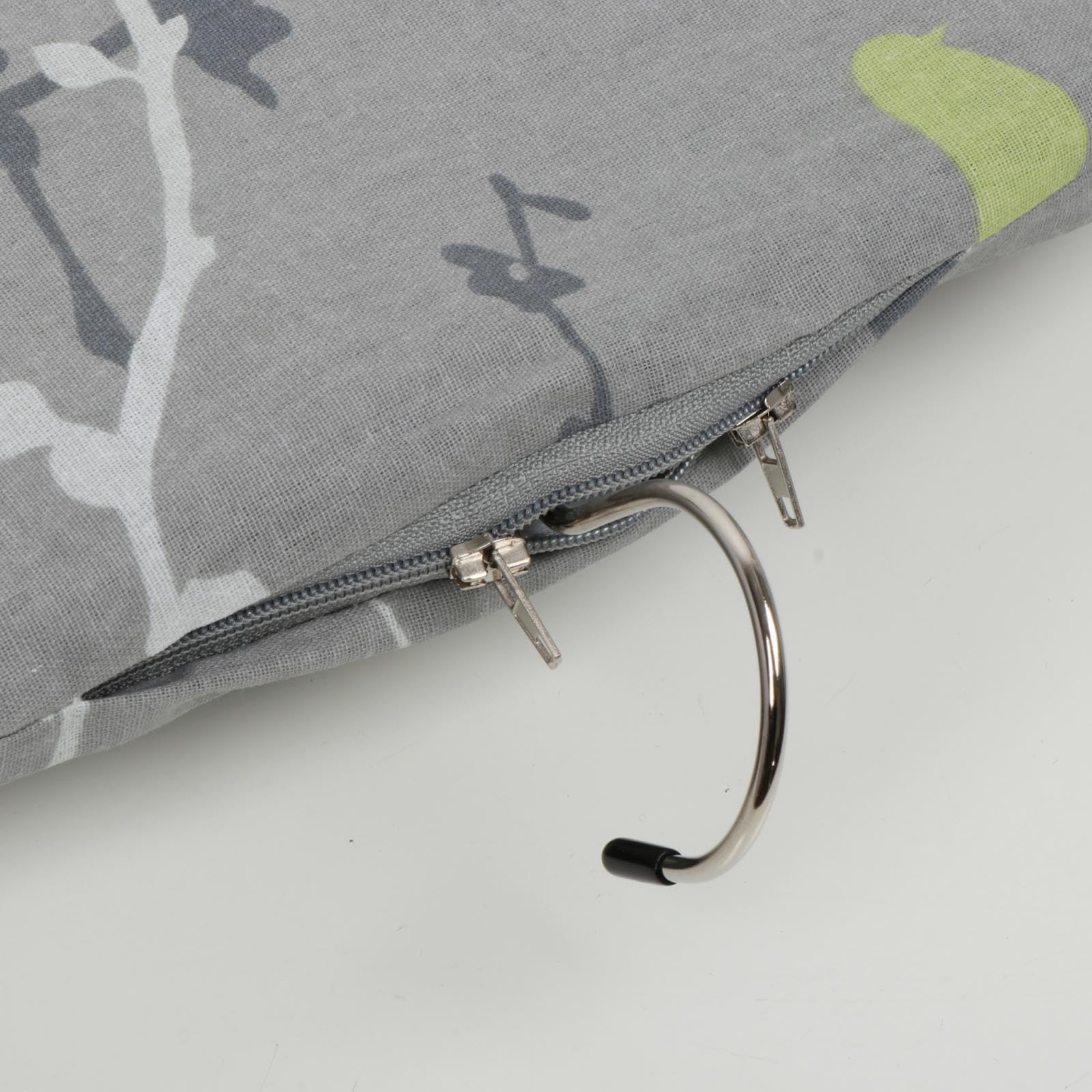LOVIVER Planche à Repasser Suspendue pour Défroisseur de Vêtements Table à Repasser Pliable Coussin de Défroisseur pour Vêtements, Gris