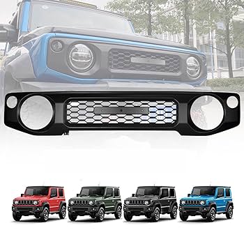 Bデザイン スズキ ジムニー フロントラジエータグリル ガーニッシュ パーツ スズキ ジムニー ジムニーシエラ ジムニーノマド フロントグリル