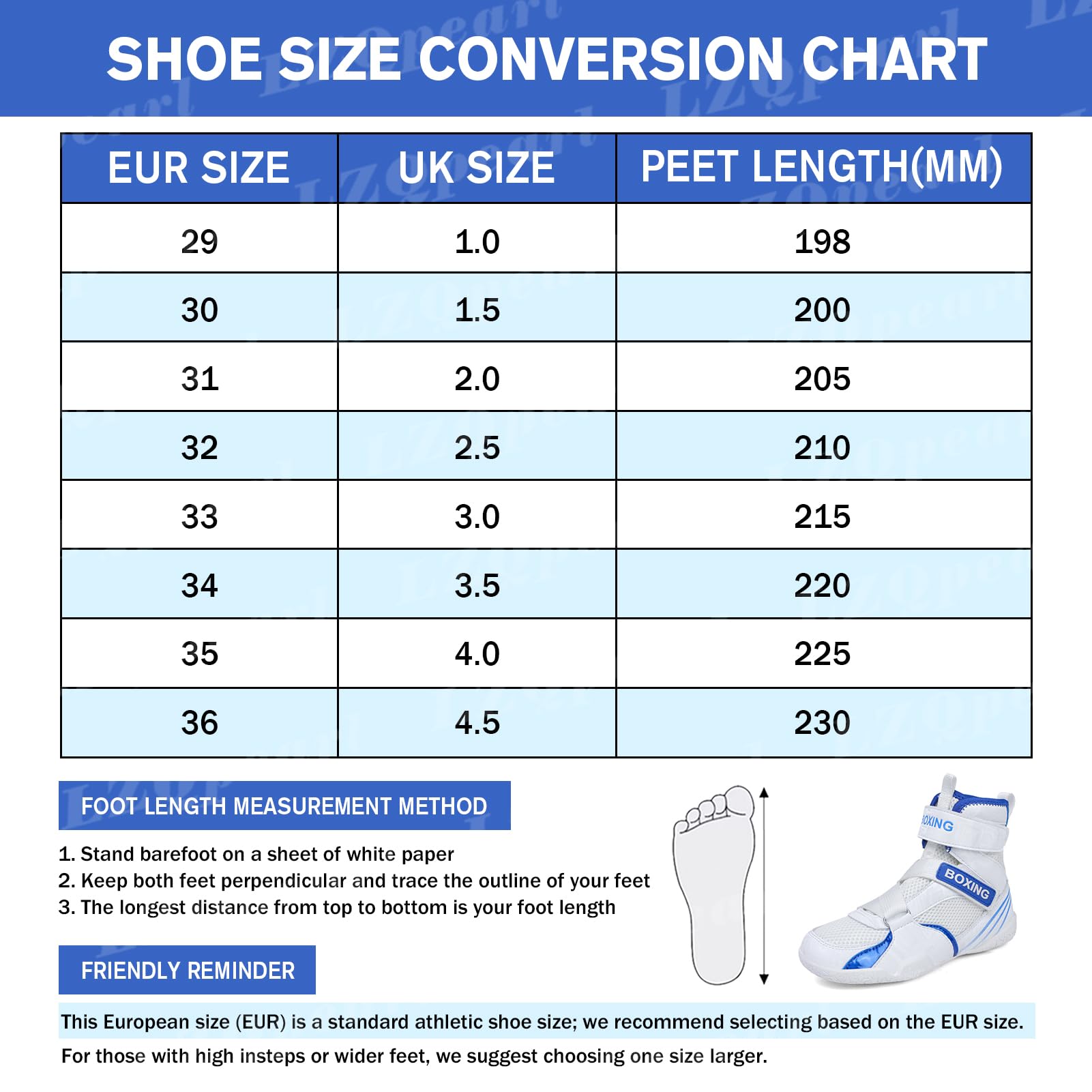 LZQpearl Kinder Boxschuhe, Unisex High-Top Pro Wrestling Stiefel, Muay Thai Kickbox Sparring Boxer Turnschuhe, Kampfsportschuh Für Jungen, Mädchen, Kinder, Jugendliche