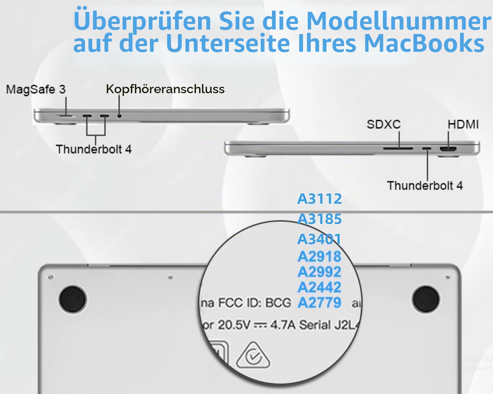 TYTX Kompatibel mit MacBook Pro 14 Zoll Hülle 2025-2021 M5 M4 M3 M2 M1 A3112/3434/3185/3401 A2918/2992/2779/2442, Laptop-Hülle mit Heat-Vent und Stand Funktion und Tastaturabdeckung, Schwarz