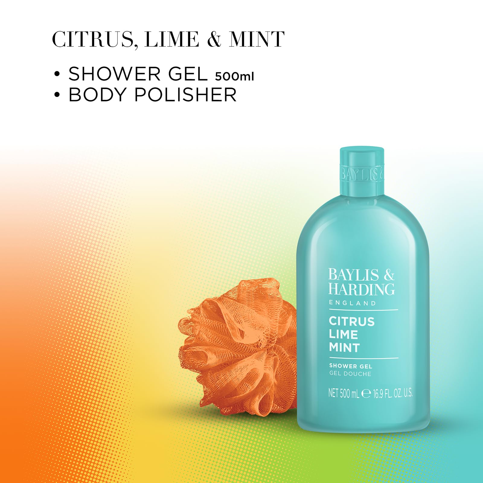 Baylis & Harding Citrus, Lime & Mint Men's Refreshing Wash Kit Gift Set (Pack of 1) - Vegan Friendly - Image 3