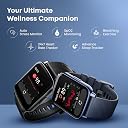 Fastrack Volt S1 Smart Watch for Man and Women Latest with 1.83" Display, Silicone Strap, BT Calling, 100+ Sports Modes, Heart Rate, SpO2, IP68, Ideal Smartwatch for Boys and Girls (Blue) gallery image