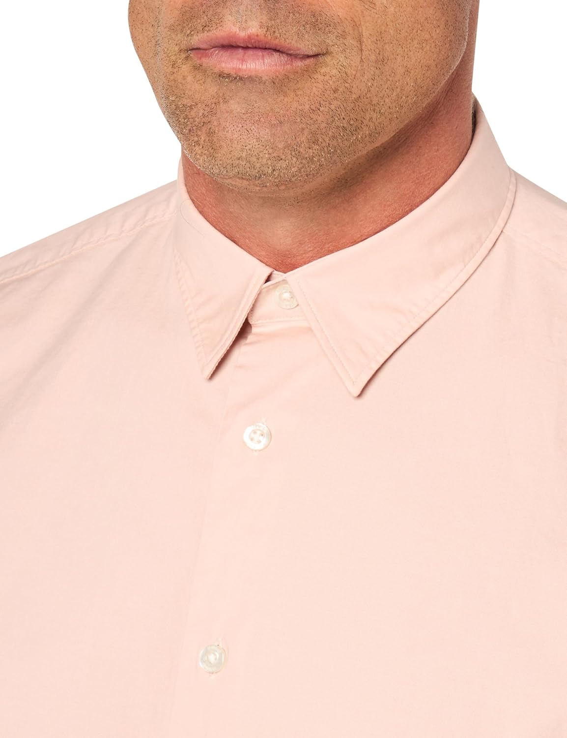 HUGO Men's Basic Cotton Stretch Button Down Short Sleeve Shirt - Image 3