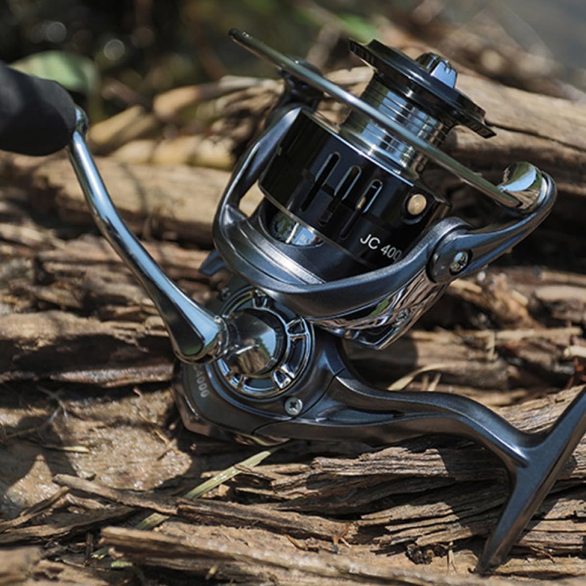 VILLCASE Portable Full Metal Cup Fishing Reel Wheel Lightweight Easy to Carry Fishing Tackle for Outdoors