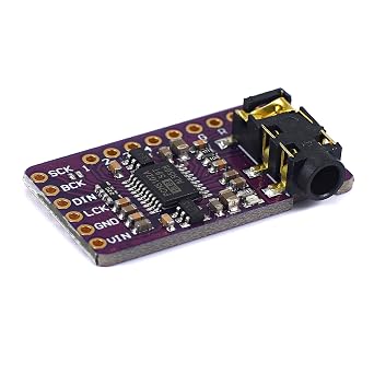 Teyleten Robot PCM5102 PCM5102A AUX Stereo Digital Audio DAC Decoder Board Module Player Voice Digital-to-Analog Converter IIS I2S for Arduino Raspberry Pi (3PCS)