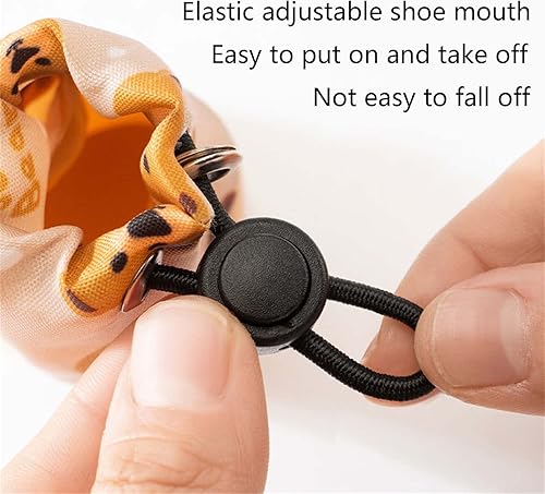 Miniatura 5 de 4 botas impermeables para perro, zapatos para perro para nieve y lluvia, de peluche de Pomerania, bichón, perros medianos y pequeños (oveja verde,