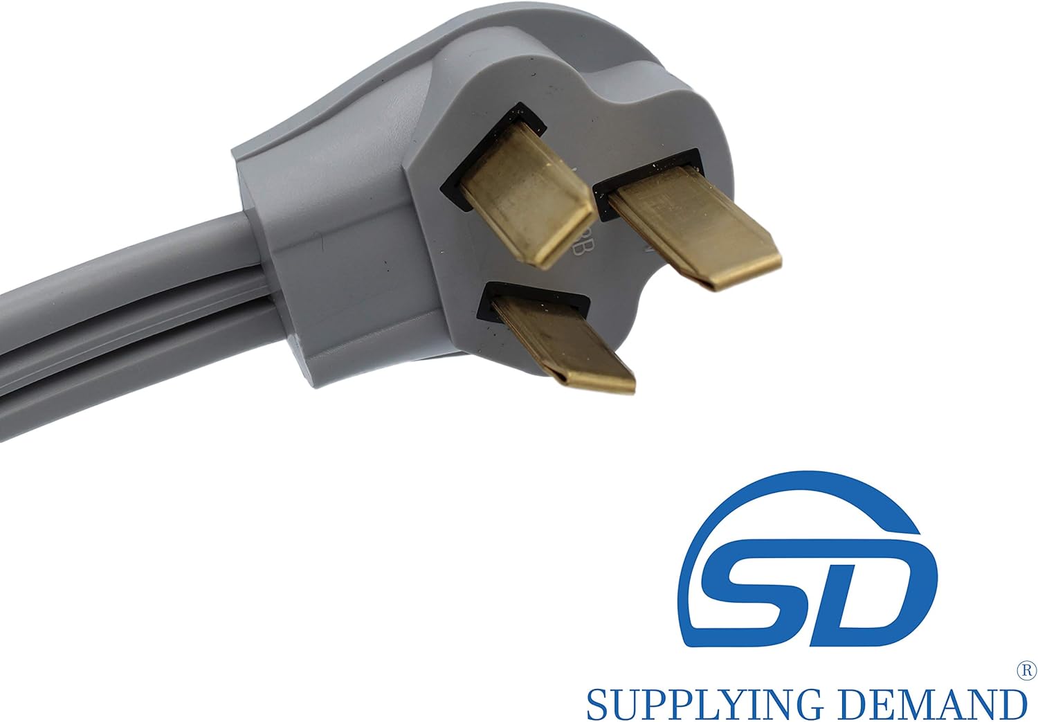 Supplying Demand 10 Foot Range Electrical Power Cord 3 Prong Wire 40 Amp 250 Volt