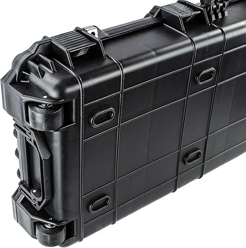 Miniatura 5 de Eylar Funda rígida protectora para rifle de rodillo de 38 pulgadas con espuma, impermeable y a prueba de golpes, dos rifles o múltiples pistolas,