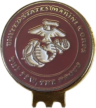 Magnetic Golf Hat Clip with 2 Double-Sided Golf Ball Markers Easily Attaches to Golf Cap Made of Stainless Steel & Ideal for Avid Golfers