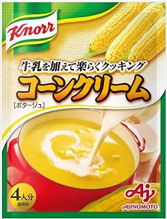 クノール スープ コーンクリーム 4人分×10個 味の素 コーンスープ 野菜スープ