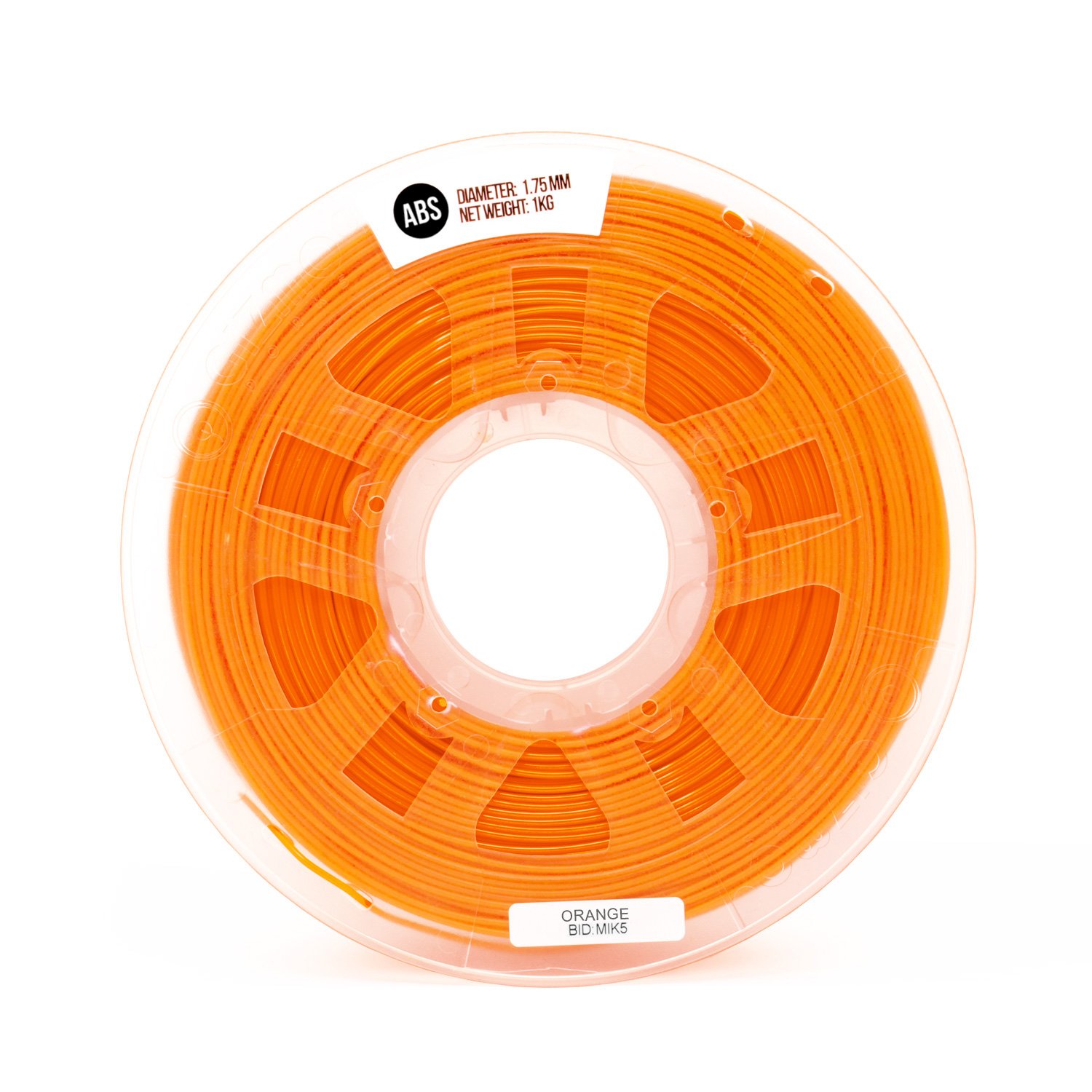 Gizmo Dorks 3mm (2.85mm) ABS Filament 1kg / 2.2lb for 3D Printers, Orange