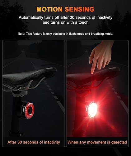 Miniatura 6 de Front Bike Light or Front Headlight & Back Taillight Set, 2000 Lumens Super Bright Road Mountain Ebike Lights, Rechargeable & 6400mAh Ultra-Long