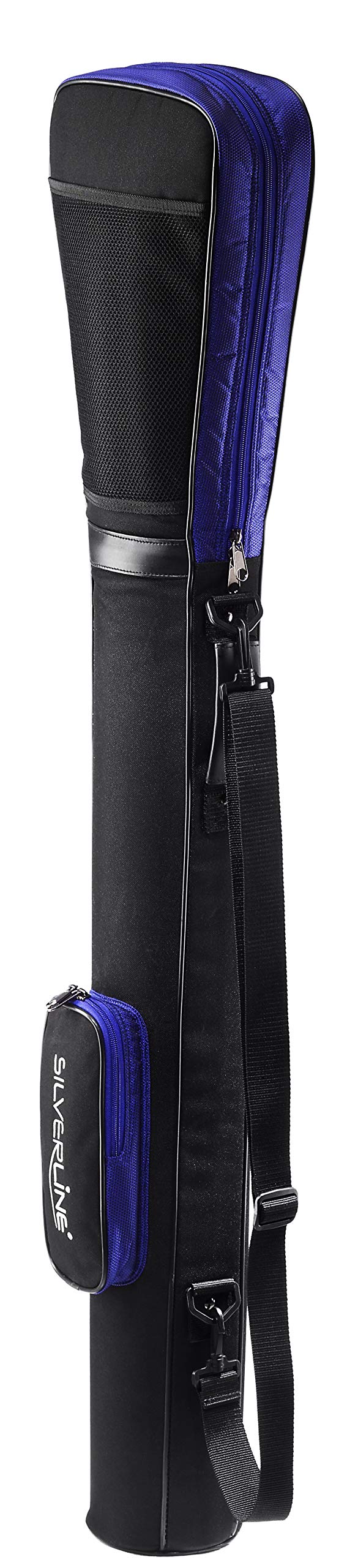 Golftasche - Pencilbag - Reisebag - Rangebag - Pistolbag - Tragebag mit integrierter Schutzhaube und Außentasche | für bis zu 8 Schläger | 1 Pack Killagolf©-Tees Free