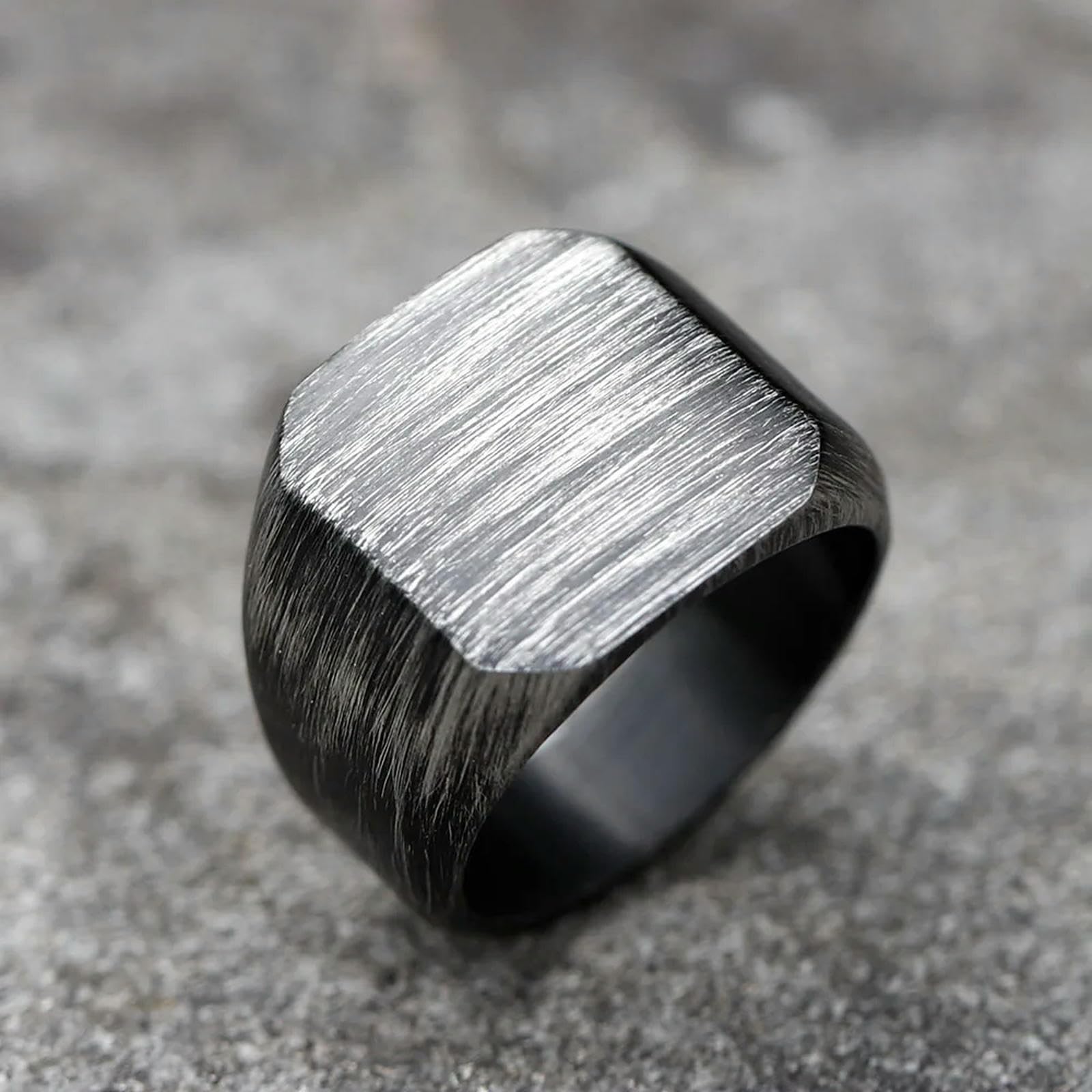 New Men's Rings Unique Old Style Simple Ring Fashion Jewelry Gifts Vintage