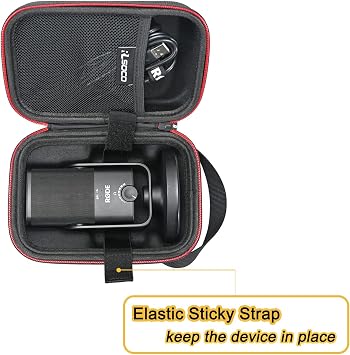 RLSOCO Hard Case for RDE NT-USB Mini Versatile Studio-quality Condenser USB Microphone | Compact Design with YKK Zipper & Scratch Protection (Case Only)
